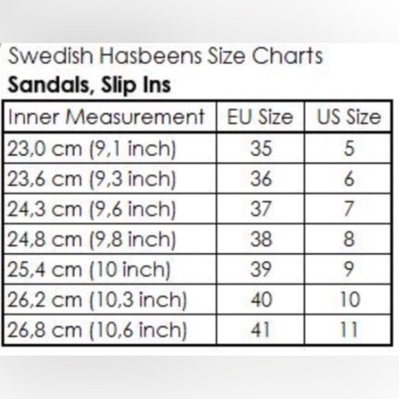 SWEDISH HASBEENS Helena Black Leather Strap Sandals Women’s EU 39 US 9 - Picture 10 of 11